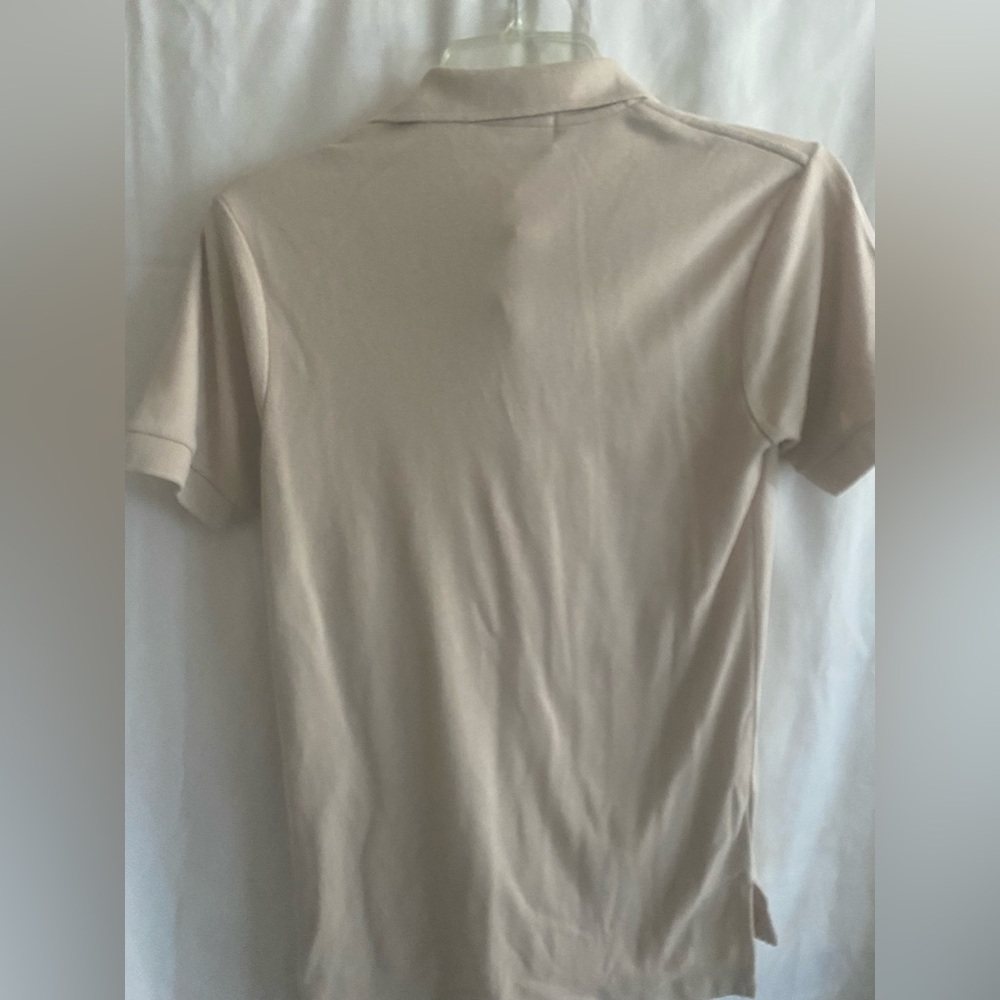 Ralph Lauren Cream Polo Shirt Classic Style - Picture 3 of 3